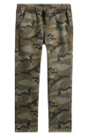 Joe's Kids' Slim Fit Camo Cotton Drawstring Pants In Camflauge