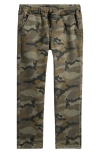 Joe's Kids' Slim Fit Camo Cotton Drawstring Pants In Camflauge