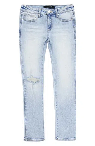 Joe's Kids' The Brixton Ripped Slim Straight Leg Jeans In Bleach Wash
