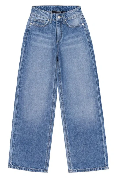 Joe's Kids' The Mia High Waist Wide Leg Jeans In Light Wash