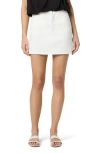 Joe's Latticed Denim Miniskirt