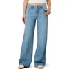 Joe's Low Rise Wide Leg Jeans In Blue