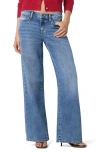 Joe's Low Rise Wide Leg Jeans In Blue
