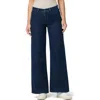 Joe's Low Rise Wide Leg Jeans In Blue