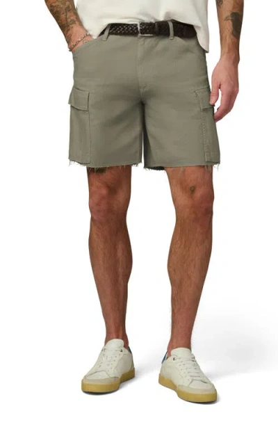 Joe's Mcarthur Raw Hem Cargo Shorts In Gray
