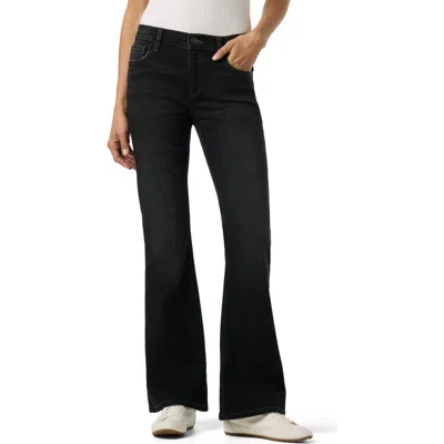 Joe's Mid Rise Bootcut Jeans In Black