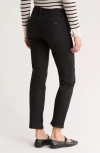 Joe's Mid Rise Straight Leg Ankle Jeans In Black Rinse