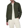 Joe's Modern Utilitarian Water Resistant Nylon Jacket In Green