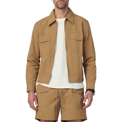 Joe's Modern Utilitarian Water Resistant Nylon Jacket In Whiskey