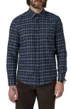 Joe's Oliver Flannel Button-up Shirt In Vintage Navy Plaid