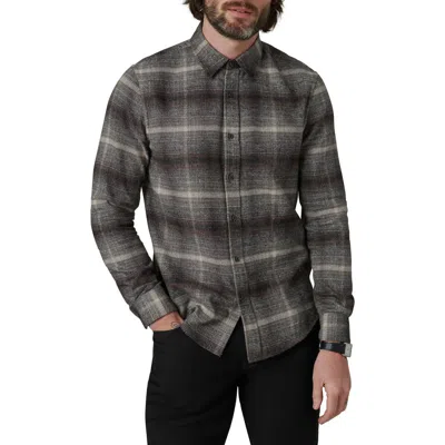 Joe's Oliver Plaid Flannel Button-up Shirt In Gray