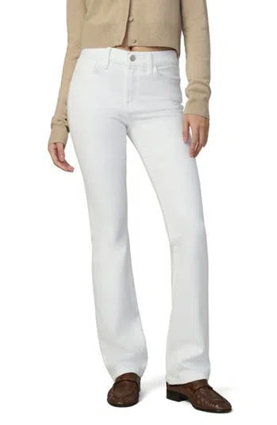 Joe's Ponte High Rise Bootcut Jeans In White