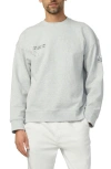 Joe's Relaxed Crewneck Graphic Sweatshirt In Light Heather Grey
