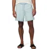 Joe's Reverse Chambray Loose Fit Pull-on Shorts In Green
