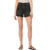 Joe's Rolled High Waist Denim Shorts In Indonesia