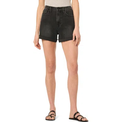 Joe's Rolled High Waist Denim Shorts In Indonesia
