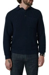 Joe's Ruben Polo Sweater In Midnight Navy