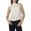 Joe's Satin Halter Top In White