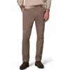 Joe's Skinny Fit Flat Front Cotton Twill Chinos In Brown