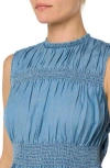 Joe's Sleeveless Chambray Peplum Top In Chambray