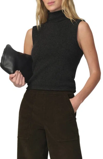 Joe's Stevie Sleeveless Wool & Yak Hair Sweater In Charcoal