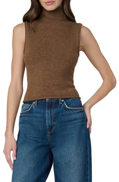 Joe's Stevie Sleeveless Wool & Yak Hair Sweater In Cinnamon