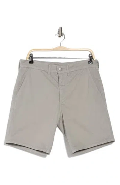 Joe's Stretch Cotton Trouser Shorts In Quiet Grey