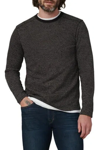 Joe's Tate Waffle T-shirt In Black