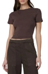 Joe's The Baby Tee In Brown