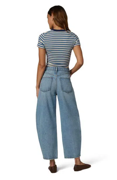Joe's The Billie High Waist Crop Wide Leg Jeans In Blue