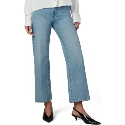 Joe's The Blake High Waist Crop Wide Leg Jeans In Blue