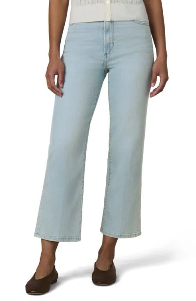 Joe's The Blake High Waist Crop Wide Leg Jeans In Blue