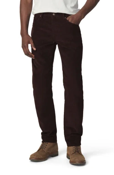 Joe's The Brixton Slim Straight Leg Corduroy Jeans In Mulch