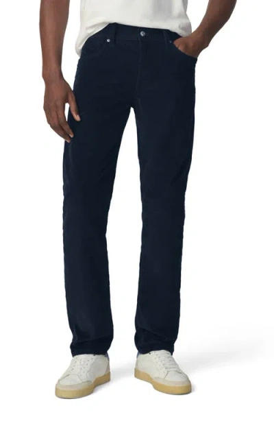 Joe's The Brixton Slim Straight Leg Corduroy Jeans In Peacoat