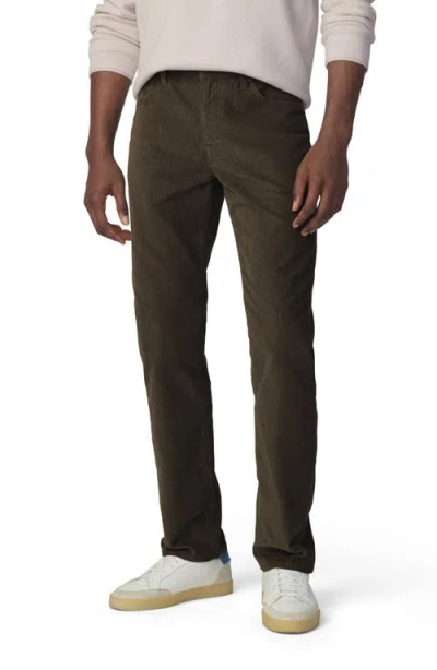 Joe's The Brixton Slim Straight Leg Corduroy Jeans In Tea Leaf