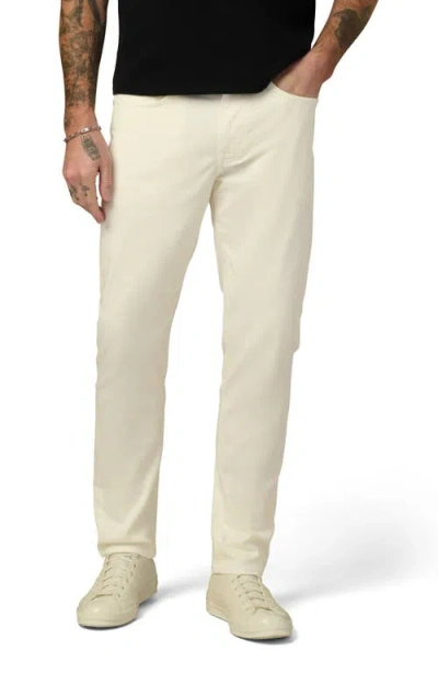 Joe's The Brixton Slim Straight Leg Twill Pants In Neutral