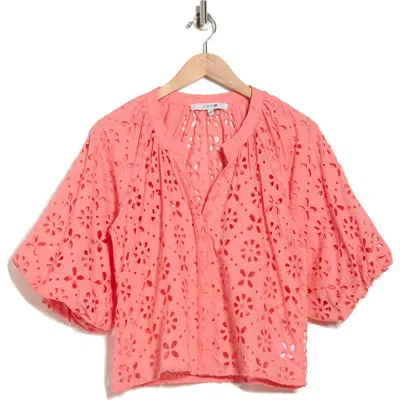 Joe's The Broderie Top In Pink