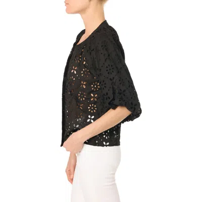 Joe's The Broderie Top In Black