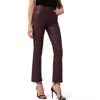 Joe's The Callie Coated High Waist Ankle Bootcut Jeans In Rum Raisin