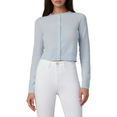 Joe's The Dani Crop Cashmere Cardigan In White
