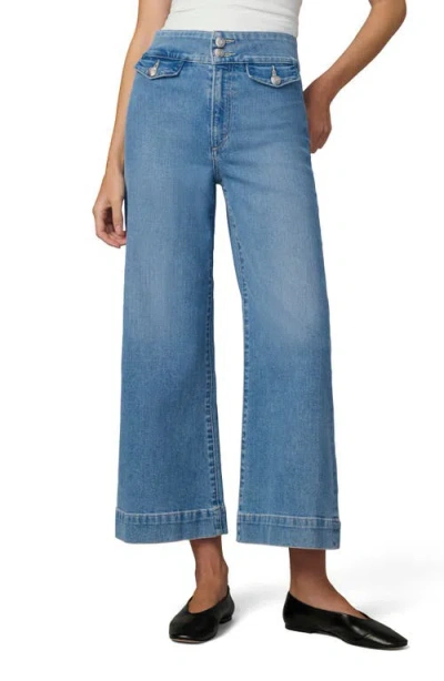 Joe's The Ellia Ankle Wide Leg Jeans In Blue
