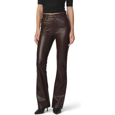 Joe's The Faux Leather Hi Honey Bootcut Pants In Brown