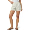 Joe's The High Rise Cotton Boxer Shorts In Anise Flower Varig