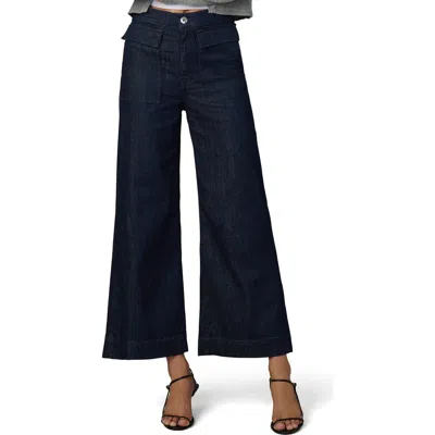 Joe's The Irina Patch Pocket Ankle Wide Leg Pants In Blue