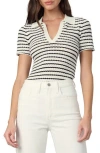 Joe's The Jess Pointelle Polo Shirt In Multi