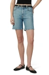 Joe's The Joey Longline Denim Cuffed Shorts In Composure