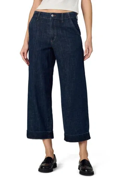 Joe's The Karter Cuffed Wide Leg Jeans In Blue