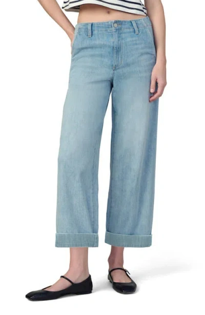 Joe's The Karter High Waist Cuffed Wide Leg Jeans In Best Days