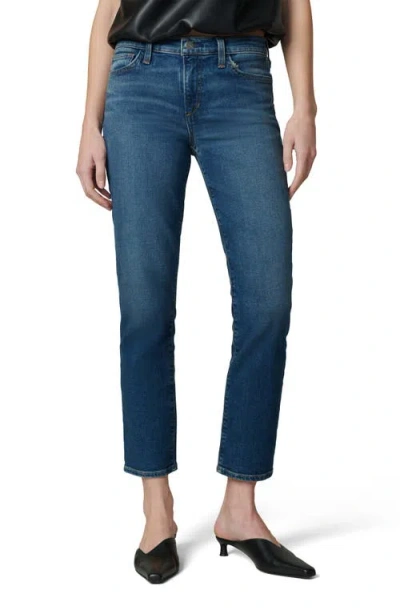 Joe's Womens High-rise Ankle Straight Leg Jeans In Blue