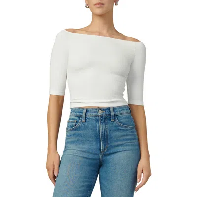 Joe's The Laura Off-the-shoulder Top In White